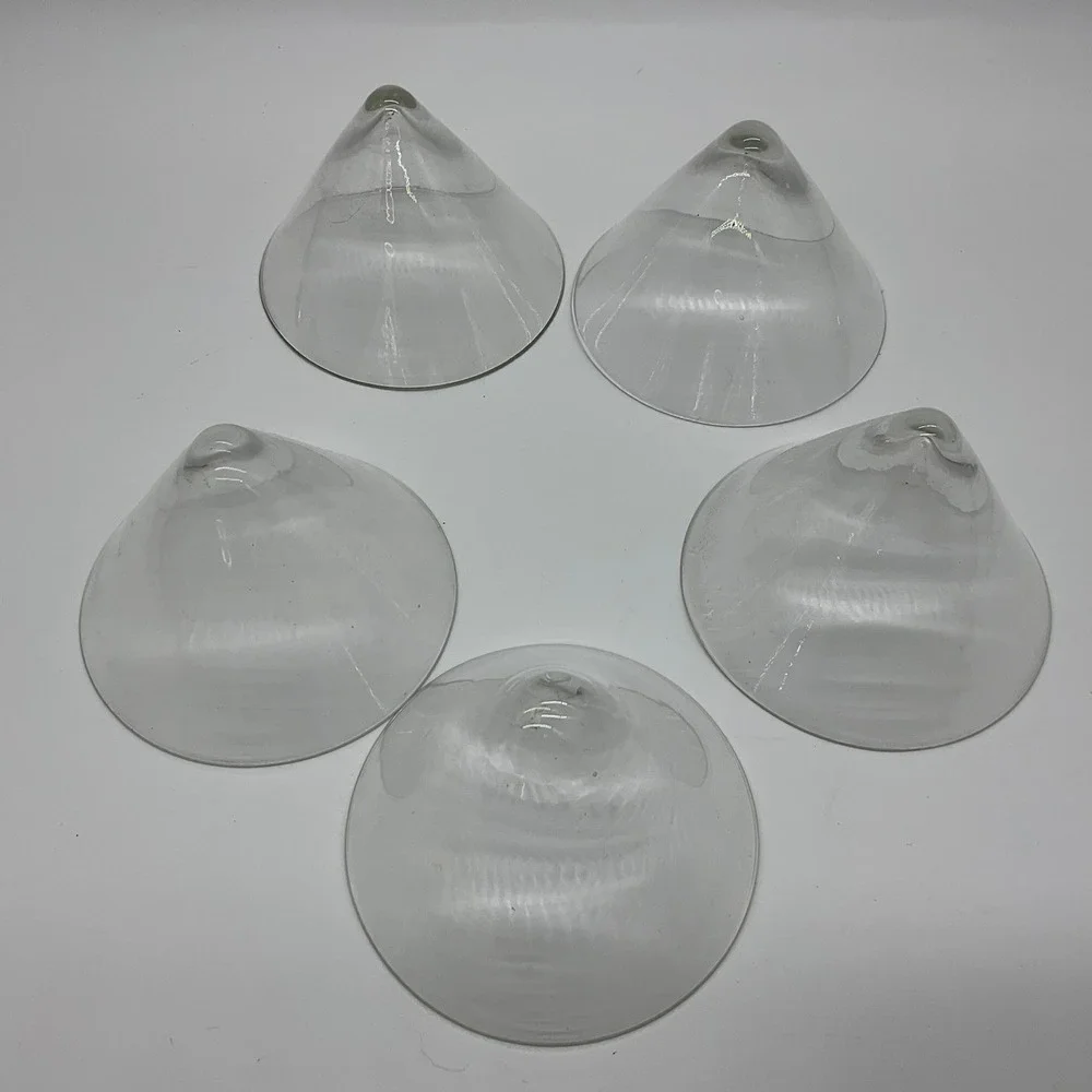 Martini Chiller Bowls Set of 5 Clear Glass 2-Piece Shrimp Cocktail Party